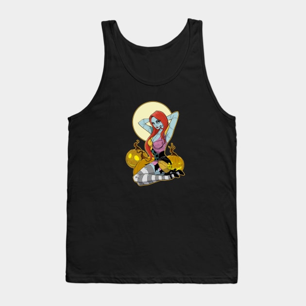 Pin Up Doll Tank Top by HodgesArt